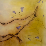 13-Bluebell-barbed-wire3-ink-watercolour-Julie-Wyness